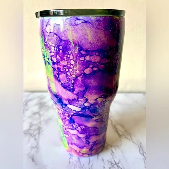Ozark Trail Stainless Steel Tumbler 30 Ounce Disney’s Ursula Customized Design - Picture 3 of 7